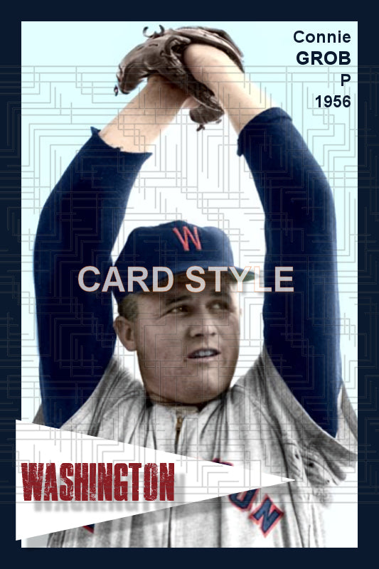 Connie Grob - 1956 Washington Senators - choose a size & style