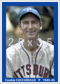 Cookie Cuccurullo - 1943-45 Pittsburgh Pirates - choose a size & style