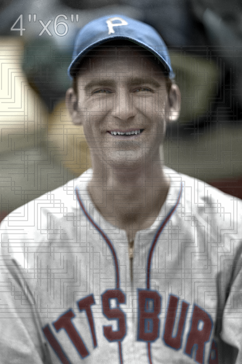 Cookie Cuccurullo - 1943-45 Pittsburgh Pirates - choose a size & style