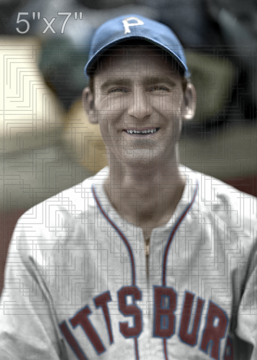 Cookie Cuccurullo - 1943-45 Pittsburgh Pirates - choose a size & style