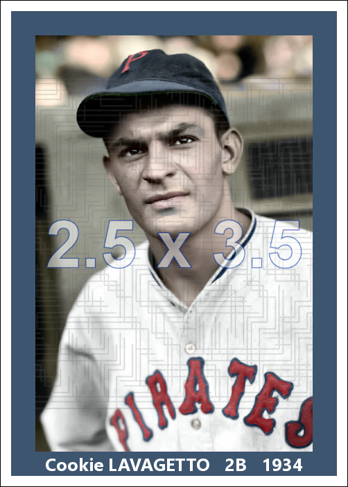 Cookie Lavagetto - 1934 Pittsburgh Pirates - choose a size & style