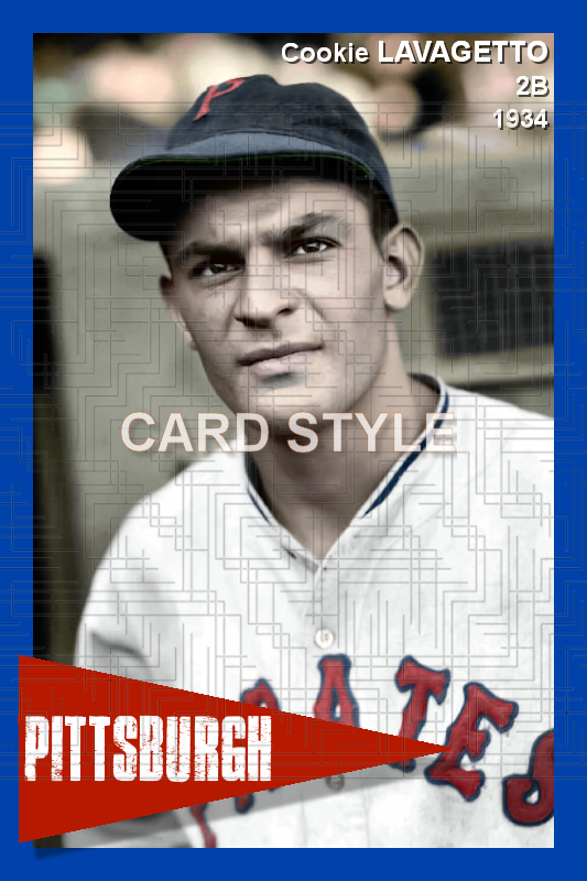 Cookie Lavagetto - 1934 Pittsburgh Pirates - choose a size & style