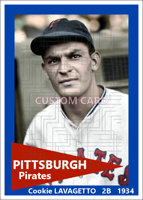 Cookie Lavagetto - 1934 Pittsburgh Pirates - choose a size & style