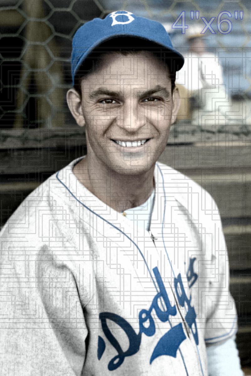 Cookie Lavagetto - 1940 Brooklyn Dodgers - choose a size & style