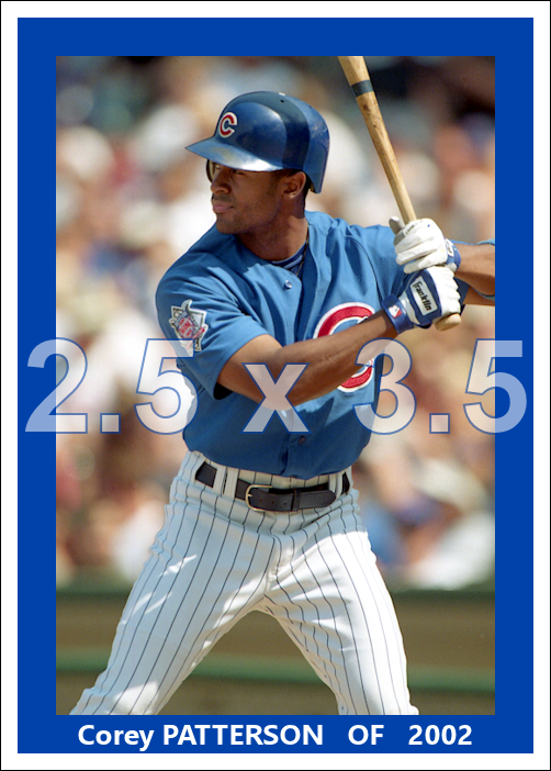 Corey Patterson - 2002 Chicago Cubs - choose a size & style