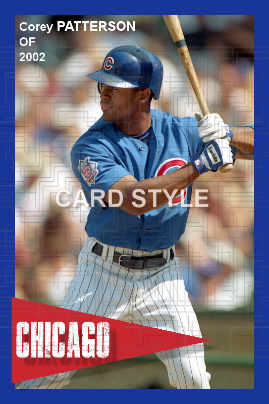 Corey Patterson - 2002 Chicago Cubs - choose a size & style