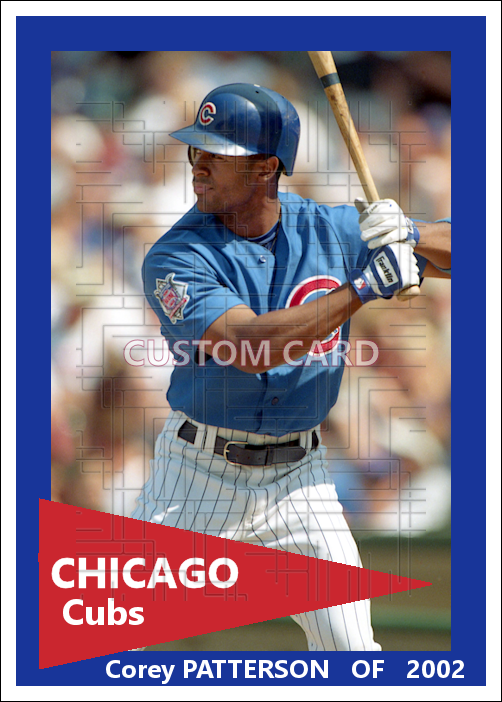 Corey Patterson - 2002 Chicago Cubs - choose a size & style