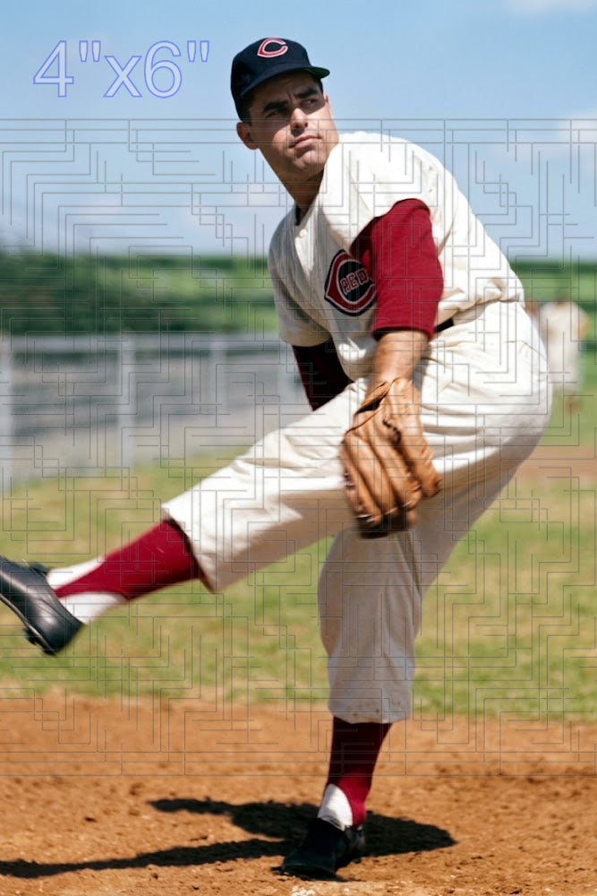 Corky Valentine - 1955 Cincinnati Reds - choose a size & style