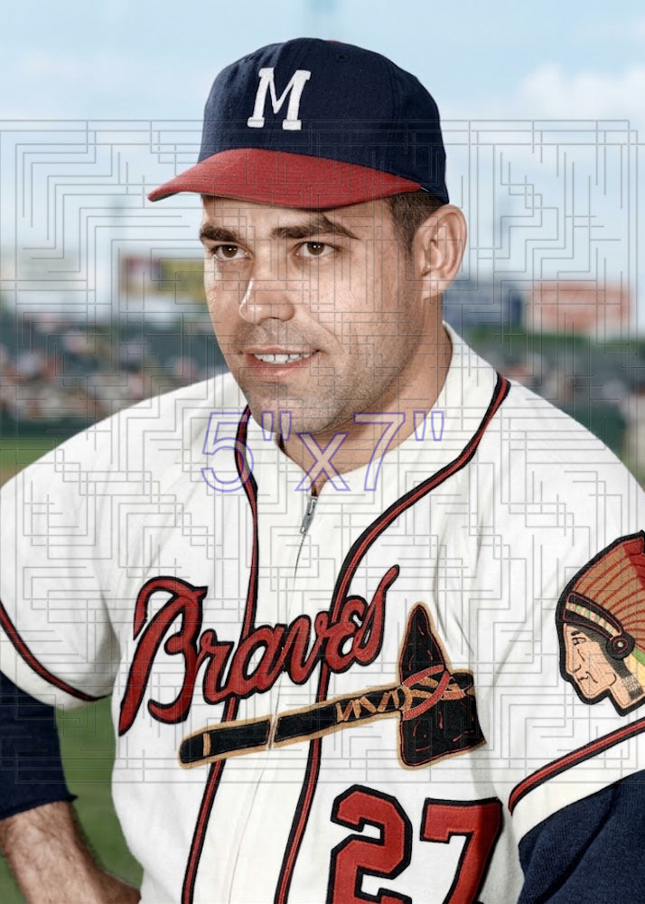Corky Valentine - 1959 Milwaukee Braves - choose a size & style