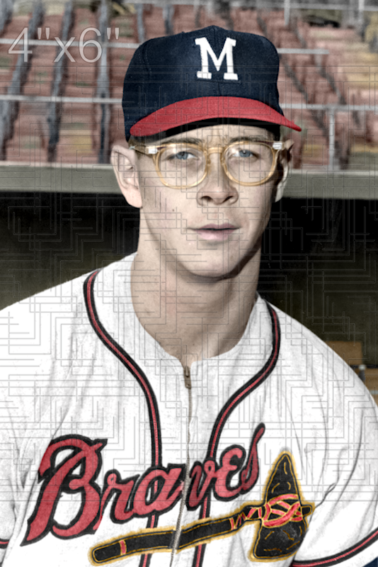 Corky Withrow - 1963 Milwaukee Braves - choose a size & style