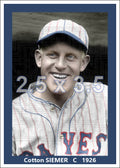 Cotton Siemer - 1926 Boston Braves - choose a size & style