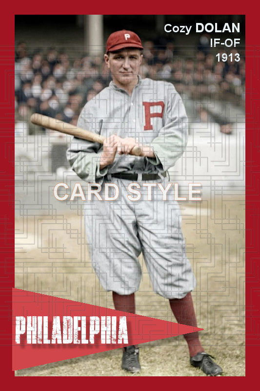 Cozy Dolan - 1913 Philadelphia Phillies - choose a size & style