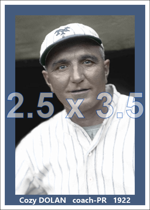 Cozy Dolan - 1922 New York Giants - choose a size & style