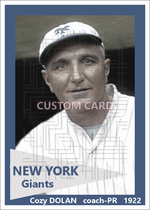 Cozy Dolan - 1922 New York Giants - choose a size & style