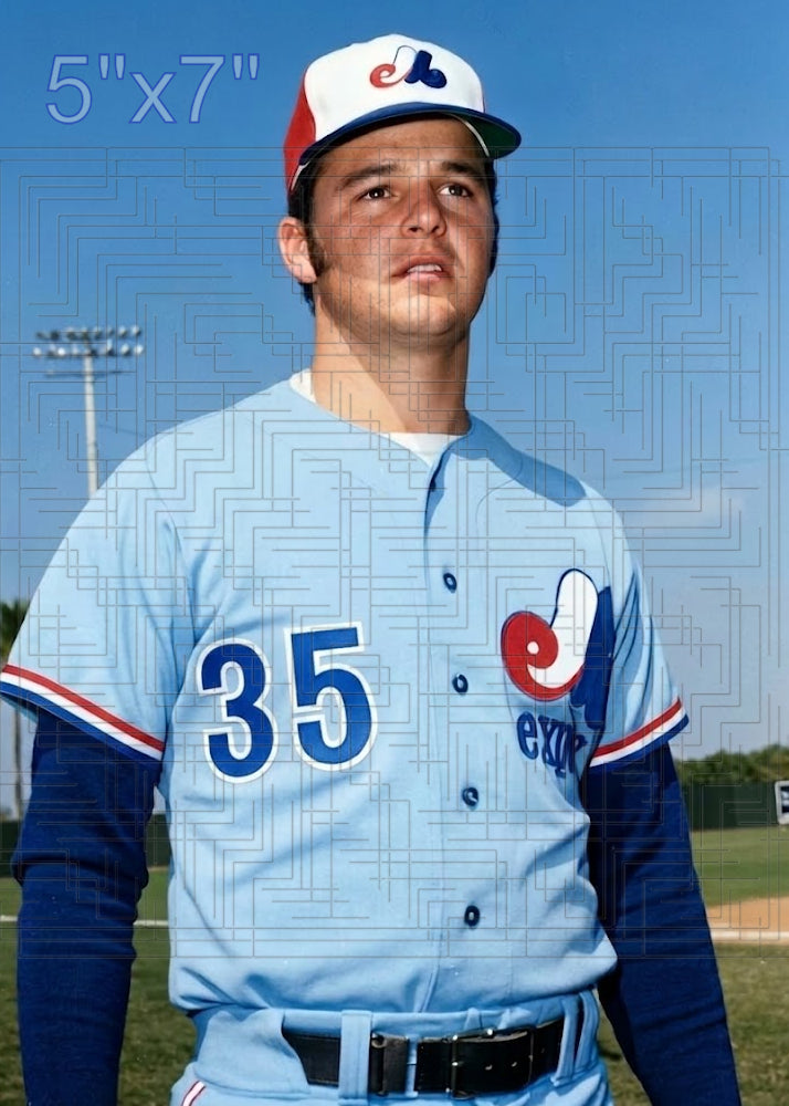 Craig Caskey - 1973 Montreal Expos - choose a size & style