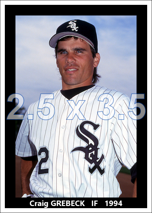Craig Grebeck - 1994 Chicago White Sox - choose a size & style