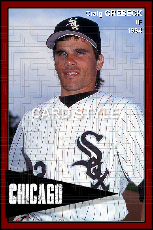 Craig Grebeck - 1994 Chicago White Sox - choose a size & style