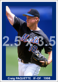 Craig Paquette - 1998 New York Mets - choose a size & style