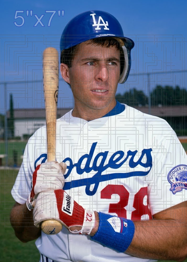 Craig Shipley - 1987 Los Angeles Dodgers - choose a size & style