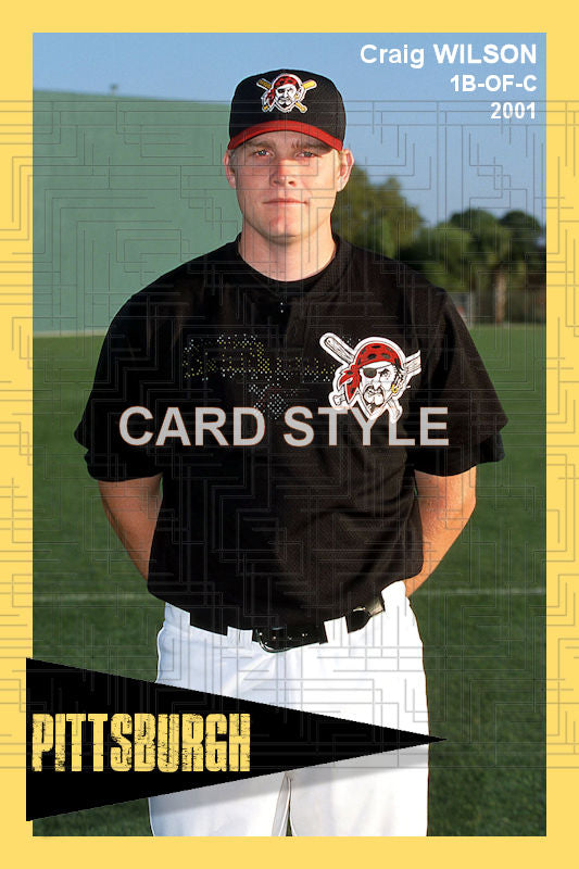 Craig Wilson - 2001 Pittsburgh Pirates - choose a size & style