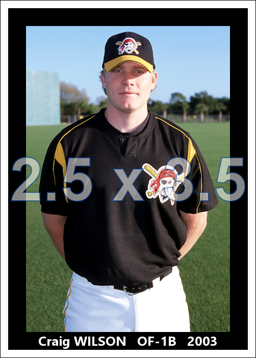 Craig Wilson - 2003 Pittsburgh Pirates - choose a size & style