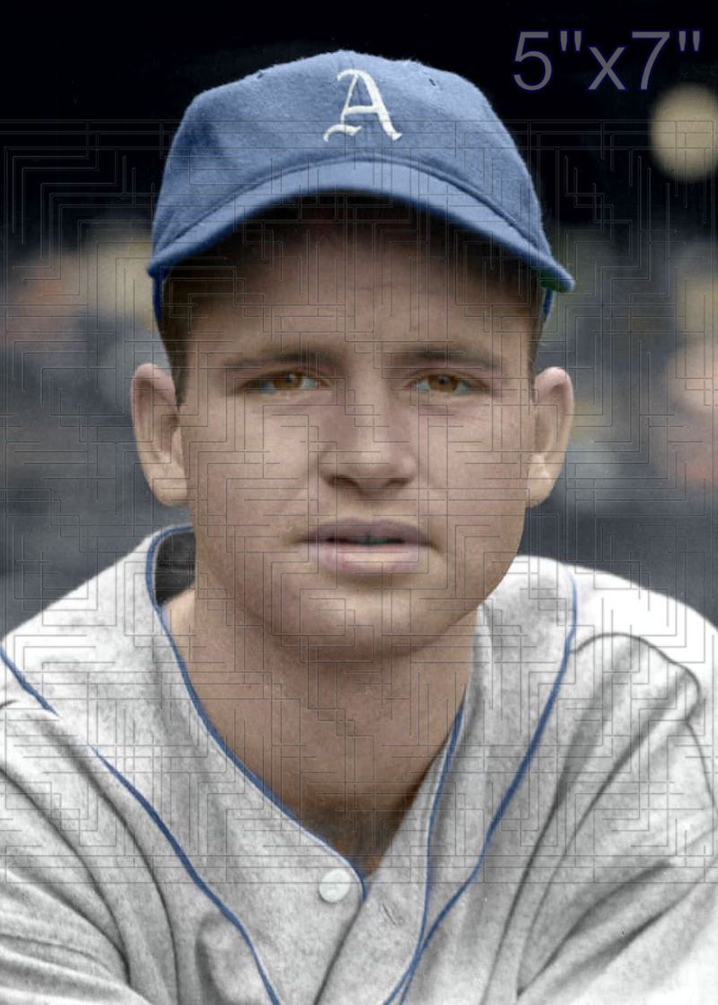 Crash Davis - 1940 Philadelphia Athletics - choose a size & style