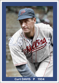 Curt Davis - 1934 Philadelphia Phillies - choose a size & style