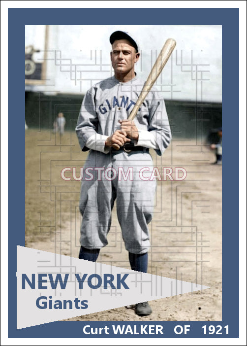 Curt Walker - 1921 New York Giants - choose a size & style