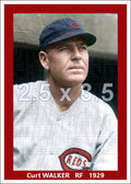 Curt Walker - 1929 Cincinnati Reds - choose a size & style