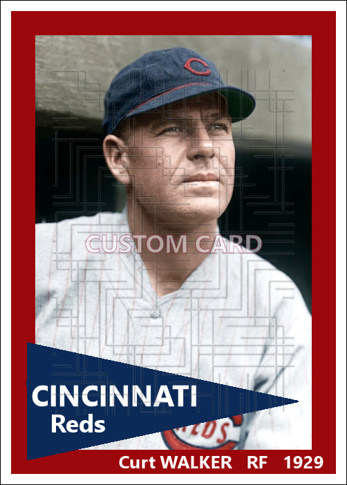 Curt Walker - 1929 Cincinnati Reds - choose a size & style