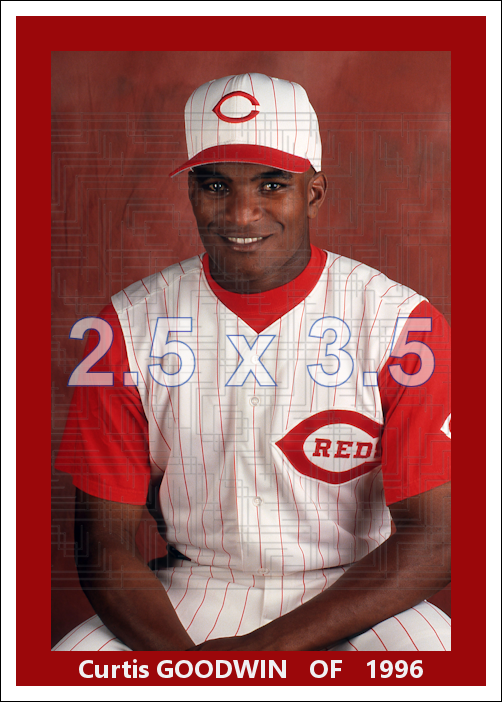 Curtis Goodwin - 1996 Cincinnati Reds - choose a size & style