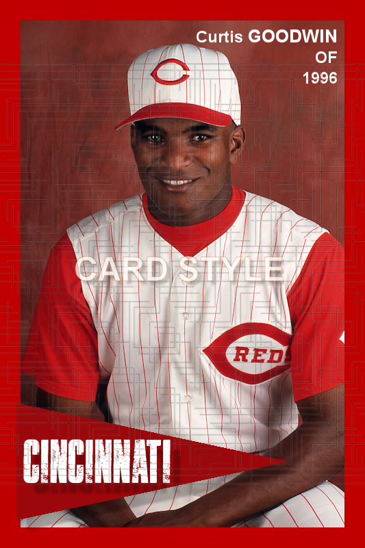 Curtis Goodwin - 1996 Cincinnati Reds - choose a size & style