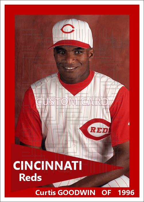 Curtis Goodwin - 1996 Cincinnati Reds - choose a size & style