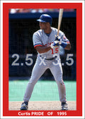 Curtis Pride - 1995 Montreal Expos - choose a size & style