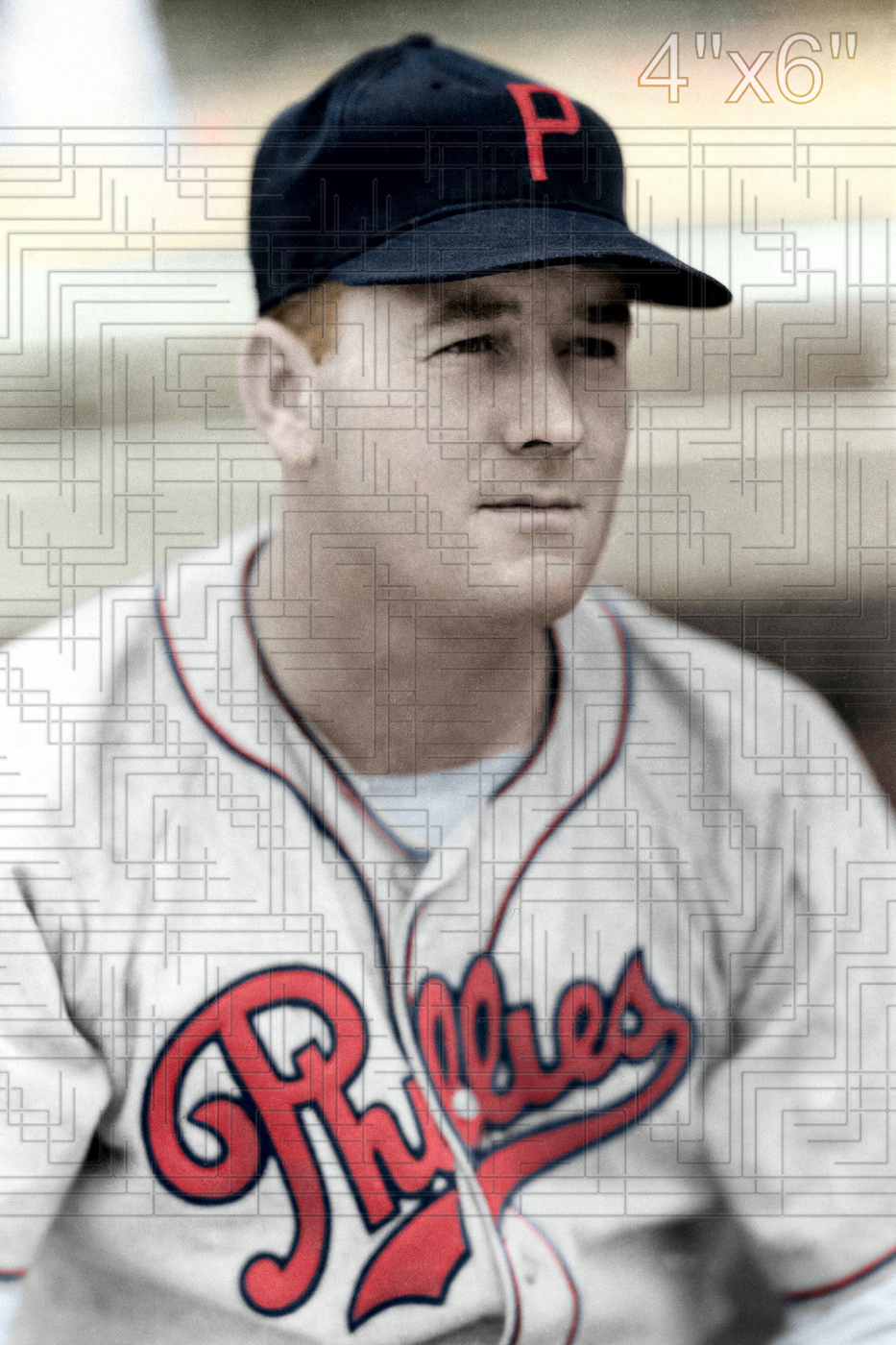 Cy Blanton - 1940-41 Philadelphia Phillies - choose a size & style