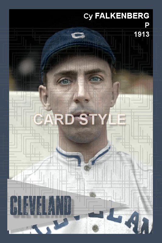 Cy Falkenberg - 1913 Cleveland Naps - choose a size & style
