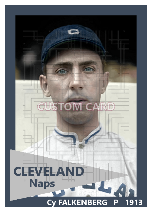 Cy Falkenberg - 1913 Cleveland Naps - choose a size & style