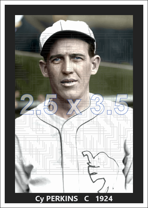 Cy Perkins - 1924 Philadelphia Athletics - choose a size & style