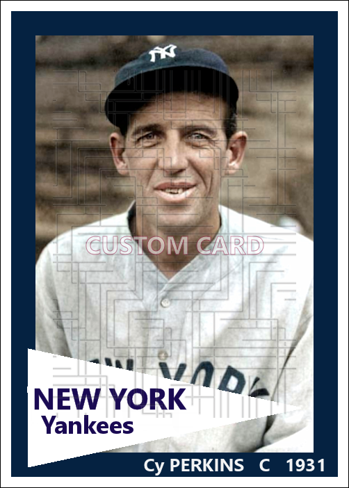 Cy Perkins - 1931 New York Yankees - choose a size & style