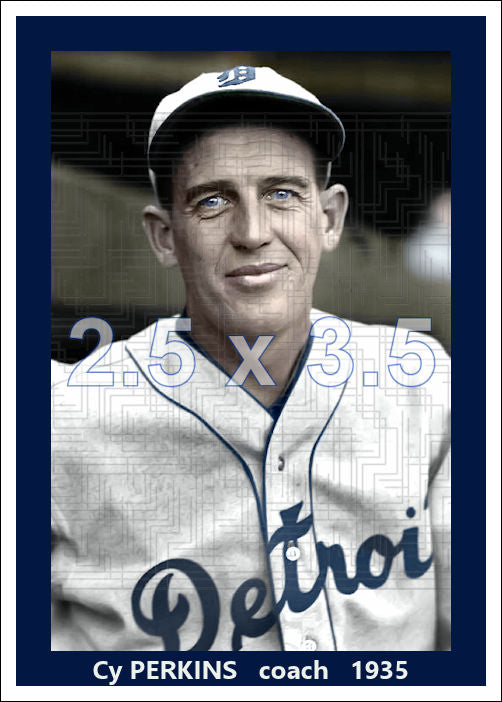 Cy Perkins - 1935 Detroit Tigers - choose a size & style
