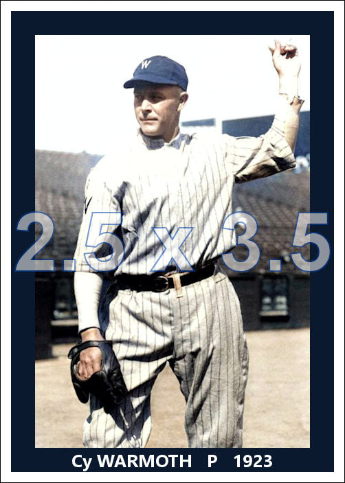 Cy Warmoth - 1923 Washington Senators - choose a size & style