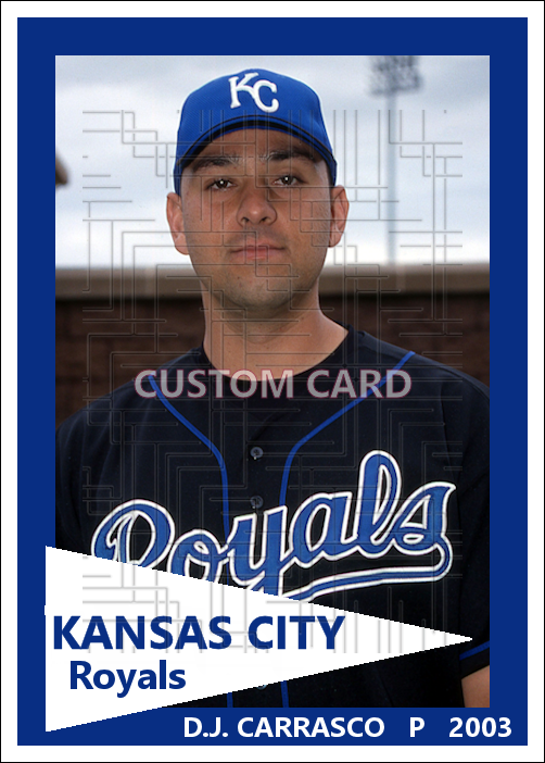 D.J. Carrasco - 2003 Kansas City Royals - choose a size & style