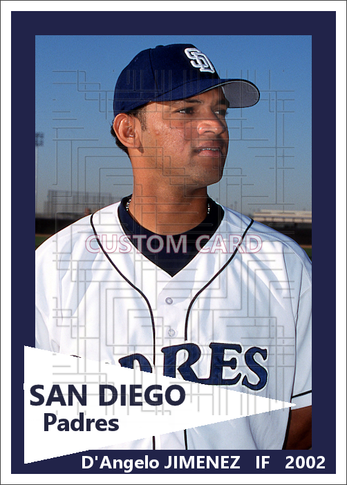 D'Angelo Jimenez - 2002 San Diego Padres - choose a size & style