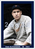 Dale Alexander - 1931 Detroit Tigers - choose a size & style