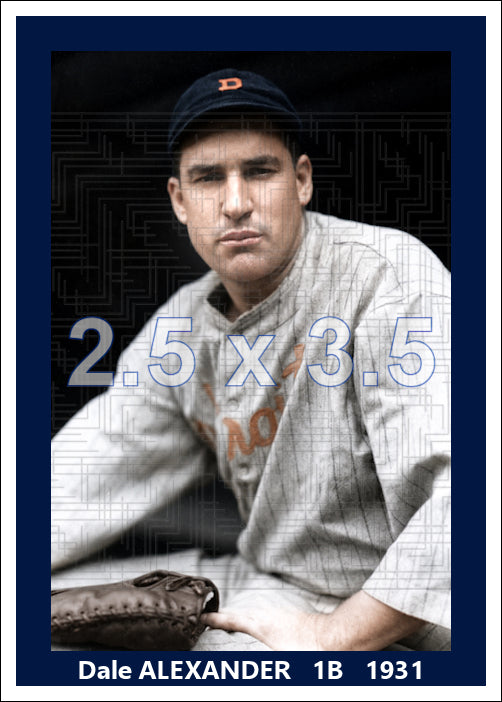 Dale Alexander - 1931 Detroit Tigers - choose a size & style