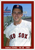 Dalton Jones - 1969 Boston Red Sox - choose a size & style