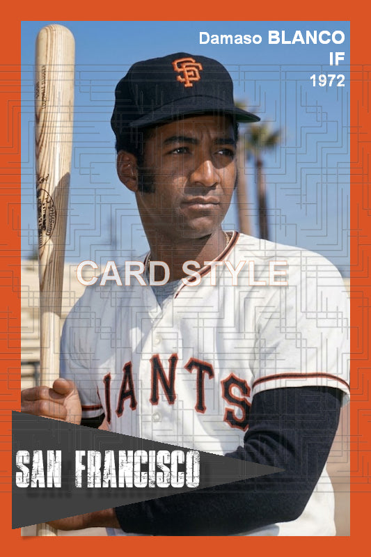 Damaso Blanco - 1972 San Francisco Giants - choose a size & style