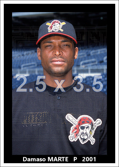 Damaso Marte - 2001 Pittsburgh Pirates - choose a size & style