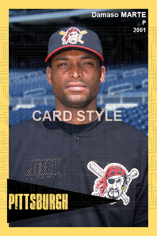 Damaso Marte - 2001 Pittsburgh Pirates - choose a size & style