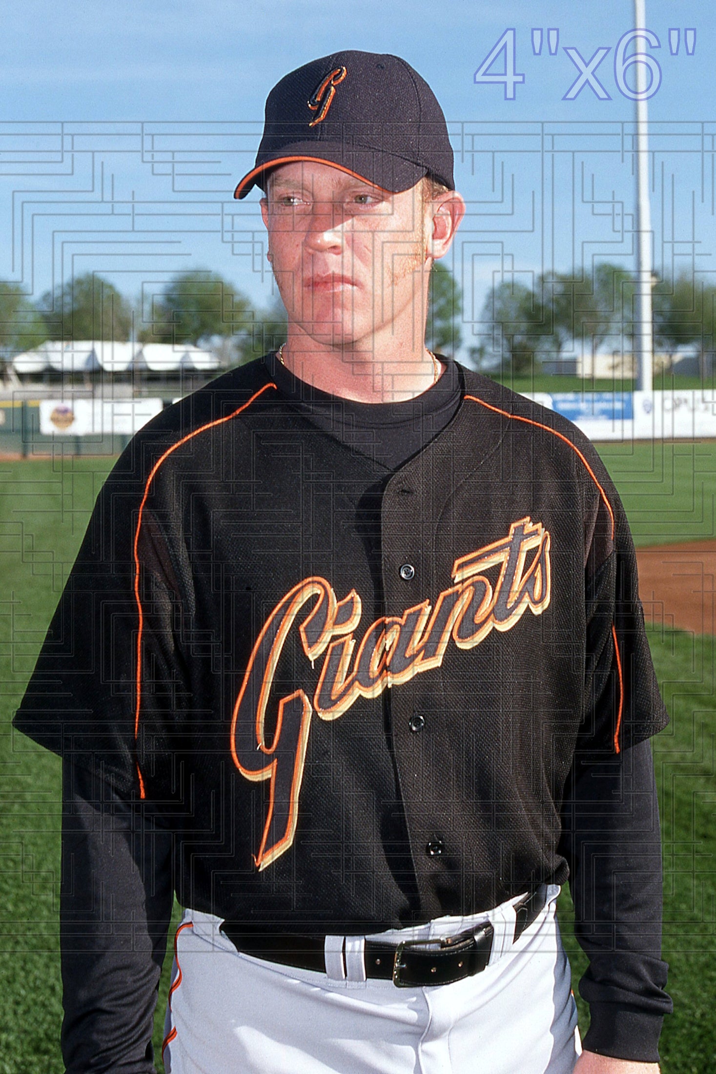 Damian Moss - 2003 San Francisco Giants - choose a size & style